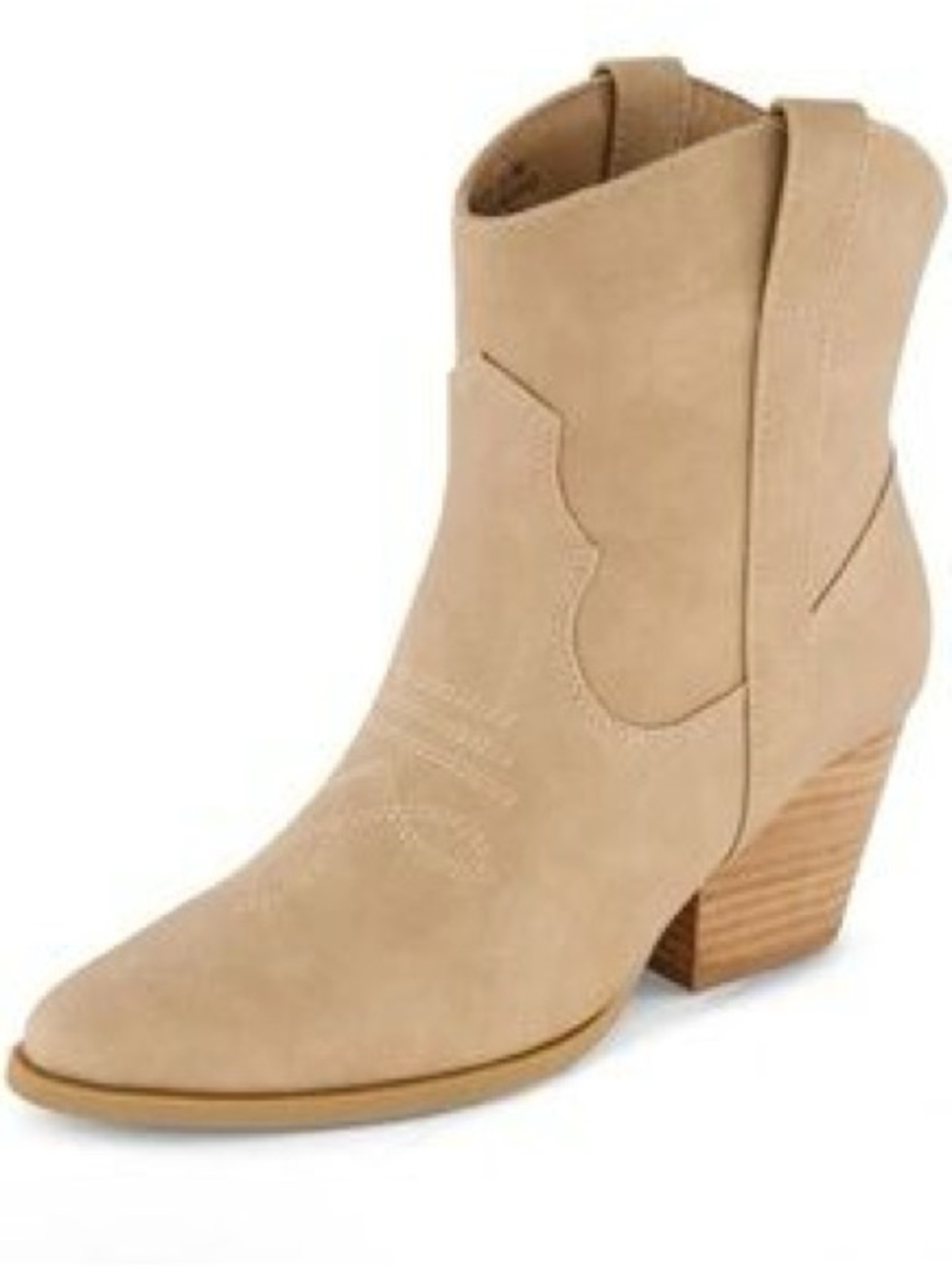 RACHEL ZOE ROCKY ANKLE BOOTS COWBOY WESTERN COWGIRL SIZE 10 TAN BOOTIES 10M